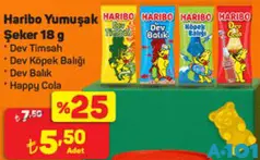 HARİBO YUMUŞAK ŞEKER 18 G